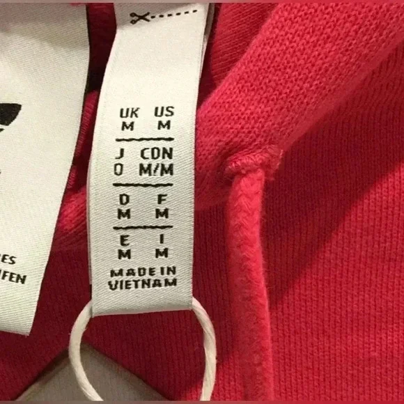 SOLD NWT ADIDAS. Hoody, sweatshirt, sweater,classic LOGO vibrant colors MEDIUM - Picture 4 of 10